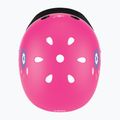 Globber Primo Fantasy deep pink flower children's helmet 4