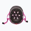 Globber Primo Fantasy deep pink flower children's helmet 5