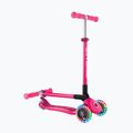 Children's three-wheeled scooter Globber Primo Foldable Lights fuchsia 5
