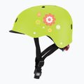 Globber Primo Fantasy children's helmet lime green flower 2