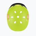 Globber Primo Fantasy children's helmet lime green flower 4