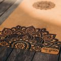 Yoga Design Lab Cork 3.5 mm brown Mandala Black yoga mat 7