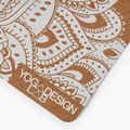 Yoga Design Lab Cork 3.5 mm brown Mandala White yoga mat 3