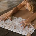 Yoga Design Lab Cork 3.5 mm brown Mandala White yoga mat 7
