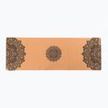 Yoga Design Lab Cork 1.5 mm brown Mandala Black travel yoga mat 2