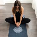 Yoga Design Lab Combo Yoga travel mat 1.5 mm navy blue Mandala Sapphire 5