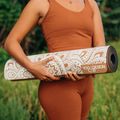 Yoga Design Lab Cork 5.5 mm brown Mandala White yoga mat 9