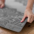 Yoga Design Lab Flow Pure 6 mm green Mandala Charcoal yoga mat 8