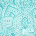 Yoga Design Lab Curve yoga mat 3.5 mm turquoise Mandala Turquoise 12