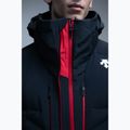 Men's ski jacket Descente Hybrid Down black/ electric red 6