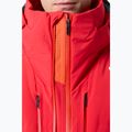 Men's Descente Hybrid Down ski jacket mandarin orange/ electric red 2