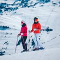 Women's ski jacket Descente Janie mandarin orange 5