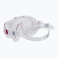 TUSA Freedom Elite pink and clear diving mask M-1003 4