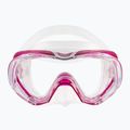 TUSA Tri-Quest Fd Diving Mask Pink and Clear M-3001 2