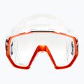 TUSA Freedom Elite orange and clear diving mask M-1003 2