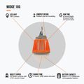Vango Midge 180 hiking lamp orange 4