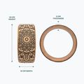 Yoga ring Myga Mandala brown 6