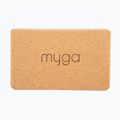 Yoga block Myga Cork Block brown