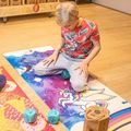 Children's yoga mat Myga Sweet Dreams purple 8