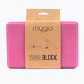Yoga block Myga Foam Block pink 4