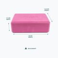 Yoga block Myga Foam Block pink 5