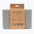 Yoga block Myga Foam Block do jogi grey 2
