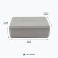 Yoga block Myga Foam Block do jogi grey 3