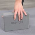 Yoga block Myga Foam Block do jogi grey 4