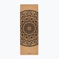 Yoga mat Myga Mandala XL 6 mm brown