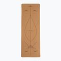 Yoga mat Myga Alignment XL 6 mm brown