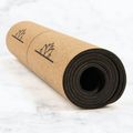 Yoga mat Myga Alignment XL 6 mm brown 9