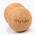 Massage ball Myga Duoball brown 2