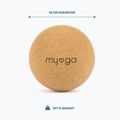 Massage ball Myga brown 4