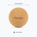 Massage ball Myga brown 8