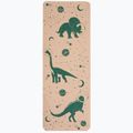 Yoga mat Myga Dino 3 mm beige