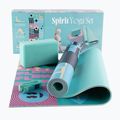 Yoga kit Myga Spirit Yoga Set mat + block + strap turquoise 11