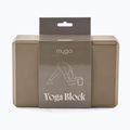 Yoga block Myga Foam Block 2 pcs. brown 3