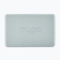 Yoga block Myga Foam Block 2 pcs. blue