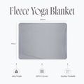Yoga blanket Myga Fleece stone 9