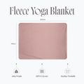 Yoga blanket Myga Fleece blush 10