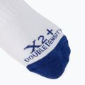 Karakal X2+ Ankle tennis socks white and navy blue KC532 3