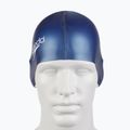 Speedo Plain Flat Silicone swimming cap navy blue 8-709910011 3