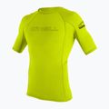 Men's O'Neill Basic Skins Rash Guard swim shirt lime