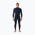 Men's swimming wetsuit O'Neill Hyperfreak 5/4+ mm Chest Zip Full black/black