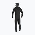 Men's swimming wetsuit O'Neill Hyperfreak 4/3+ mm Chest Zip with Hood black/black 2