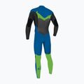 O'Neill Epic 3/2 mm Chest Zip Full ocean/black/dayglo children's wetsuit 2