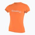 Women's swim shirt O'Neill Basic Skins Sun Shirt light grapefruit