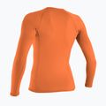 Women's swimming longsleeve O'Neill Basic Skins LS Rash Guard light grapefruit 2