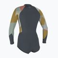 Women's O'Neill Bahia 2/1 Front Zip L/S Short Spring tradewinds / jasmine neoprene foam 2