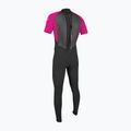 O'Neill Reactor-2 2mm BZ S/S Full black/berry children's wetsuit 2